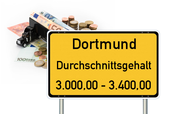 Dortmund Durchschnittseinkommen Gehalt Kraftfahrer