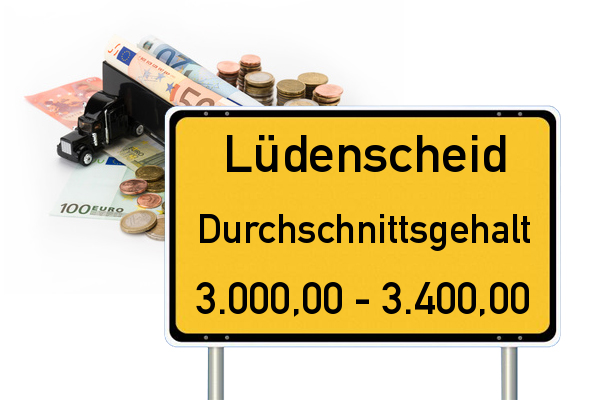 Lüdenscheid Durchschnittsgehalt LKW Fahrer Lohn