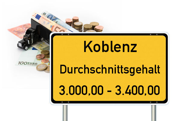Koblenz Durchschnittsgehalt LKW Fahrer Lohn