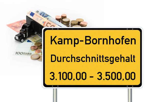 Kamp-Bornhofen Durchschnittsgehalt LKW Fahrer Gehalt