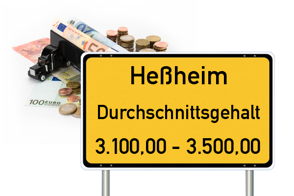 Heßheim Durchschnittsgehalt LKW Fahrer Gehalt
