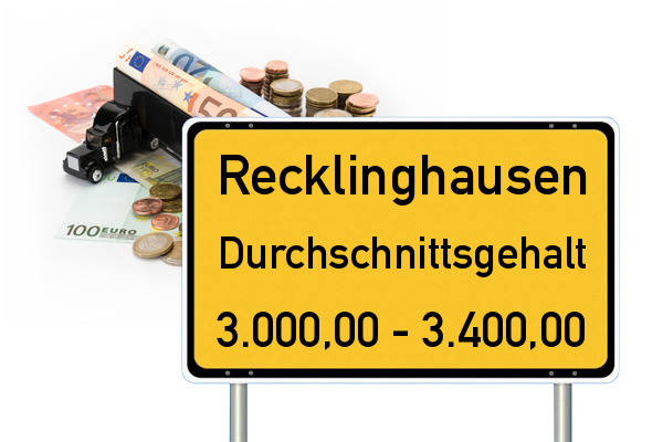 Recklinghausen Durchschnittseinkommen Berufskraftfahrer Verdienst