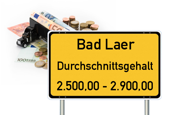 Bad Laer Durchschnittsgehalt LKW Fahrer Verdienst
