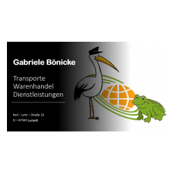 Gabriele Bönicke Transporte - Warenhandel - Dienstleistungen