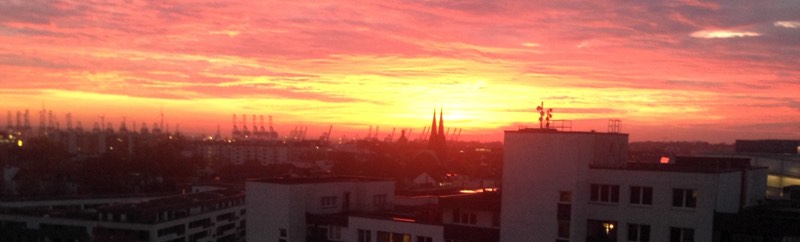 schoener Blick aus dem Buero Buero mit Ausblick