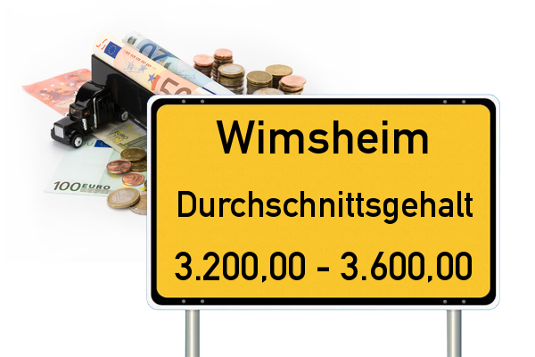 Wimsheim Durchschnittsgehalt Verdienst LKW Fahrer