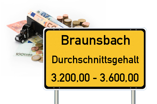 Braunsbach Durchschnittsgehalt LKW Fahrer Lohn