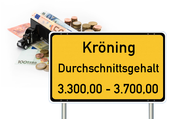 Kröning Durchschnittseinkommen Gehalt Kraftfahrer