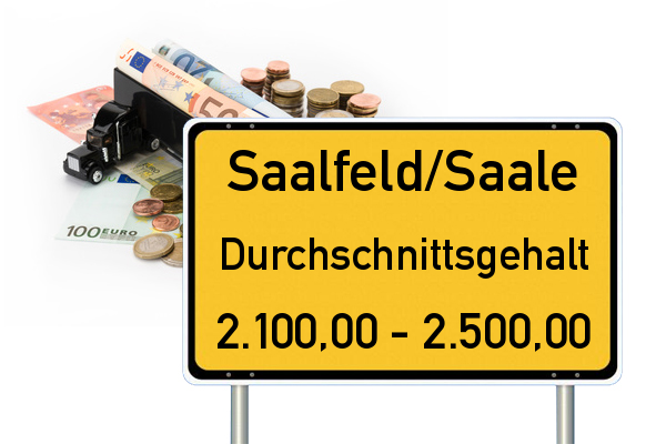 Saalfeld/Saale Durchschnittseinkommen Lohn LKW Fahrer