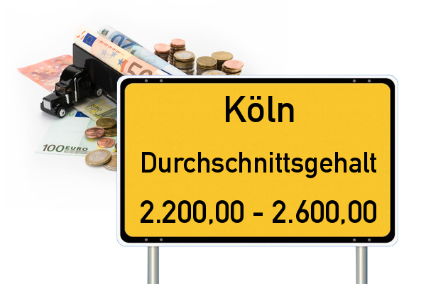 Köln Durchschnittsgehalt LKW Fahrer Lohn