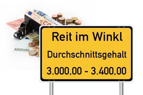 Reit im Winkl Durchschnittsgehalt LKW Fahrer Lohn