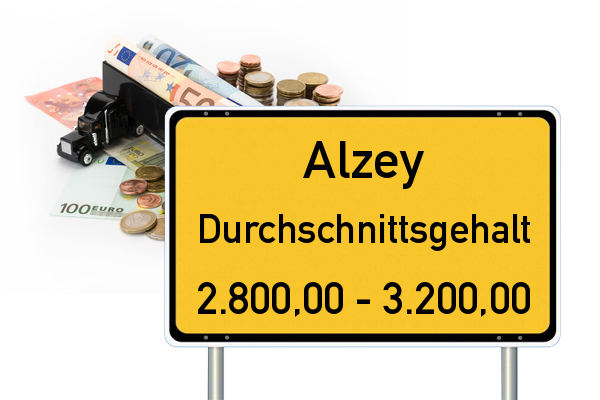 Alzey Durchschnittsgehalt LKW Fahrer Lohn