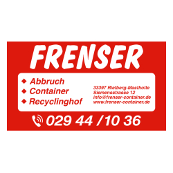 Frenser Abbruch * Container * Recyclinghof Inh. Andreas Bohmeier