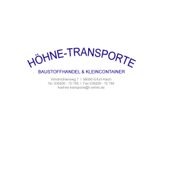 Höhne-Transporte & Baustoffhandel