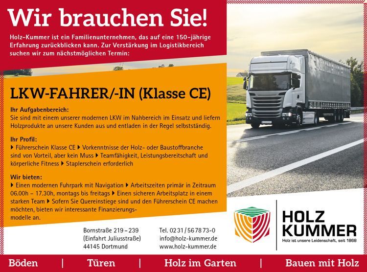 Lkw Fahrer Job Dortmund Fritz Kummer GmbH Co KG Job 7370 lkw-fahrer-job-dortmund-fritz-kummer-gmbh-co-kg-job-7370